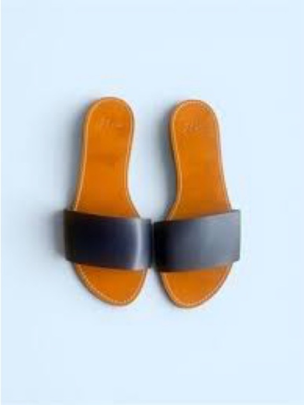 J. Crew Capri Slide Sandals in Vachetta Leather 8